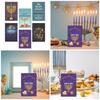30Pcs Menorah Candle Hanukkah Greeting Card with Envelope Religious Holiday Humor Jewish Chanukkah Invitations Notecard