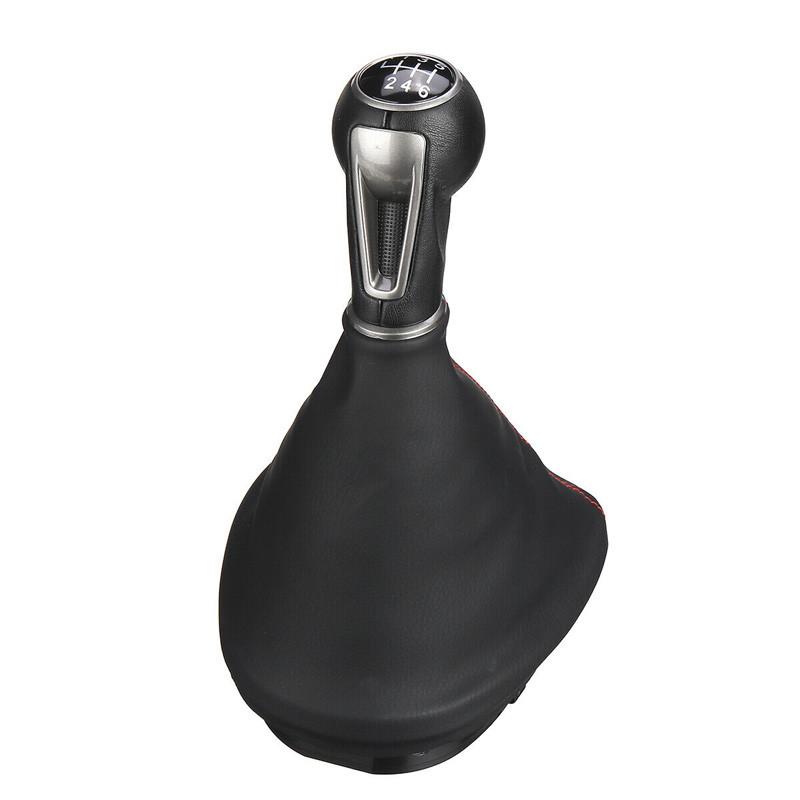 Для Seat Leon II 2005-2012/Seat Toledo III 2004-2009 автомобилей 5/6 скоростной автомобильный рычаг переключения передач ручка с кожаным чехлом