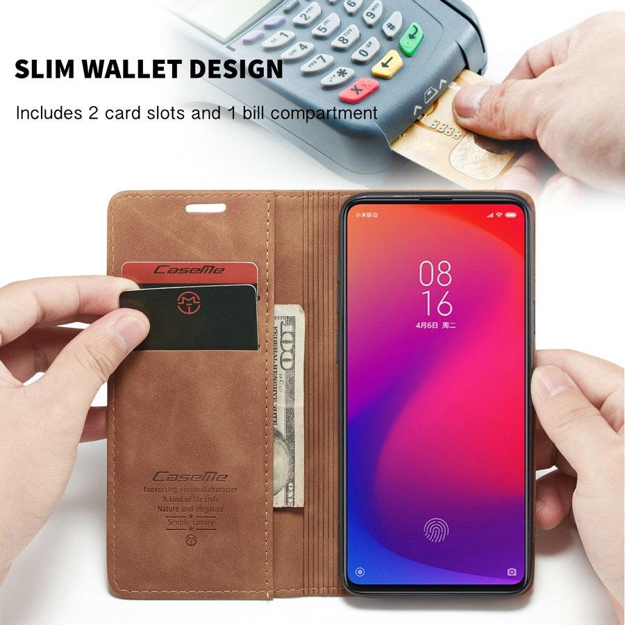 CaseMe for Xiaomi Mi 9 Mi 9 Lite 9T Flip Wallet Case Redmi Note 8 Pro Case Funda Mi 9T Cases Mi9 Note 10 Cover PU Material