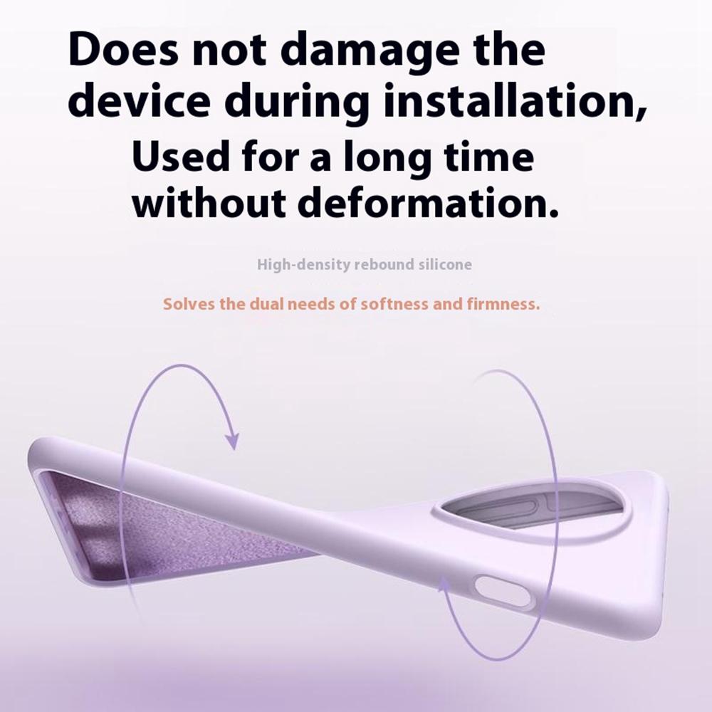 For OnePlus Ace 5 5G/Ace 5 Pro 5G Case Skin-Friendly Liquid Silicone+PC Phone Cover