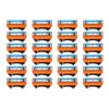 Men's 24-Pack Five-Layer Universal Replacement Razor Heads for Fusion Razors