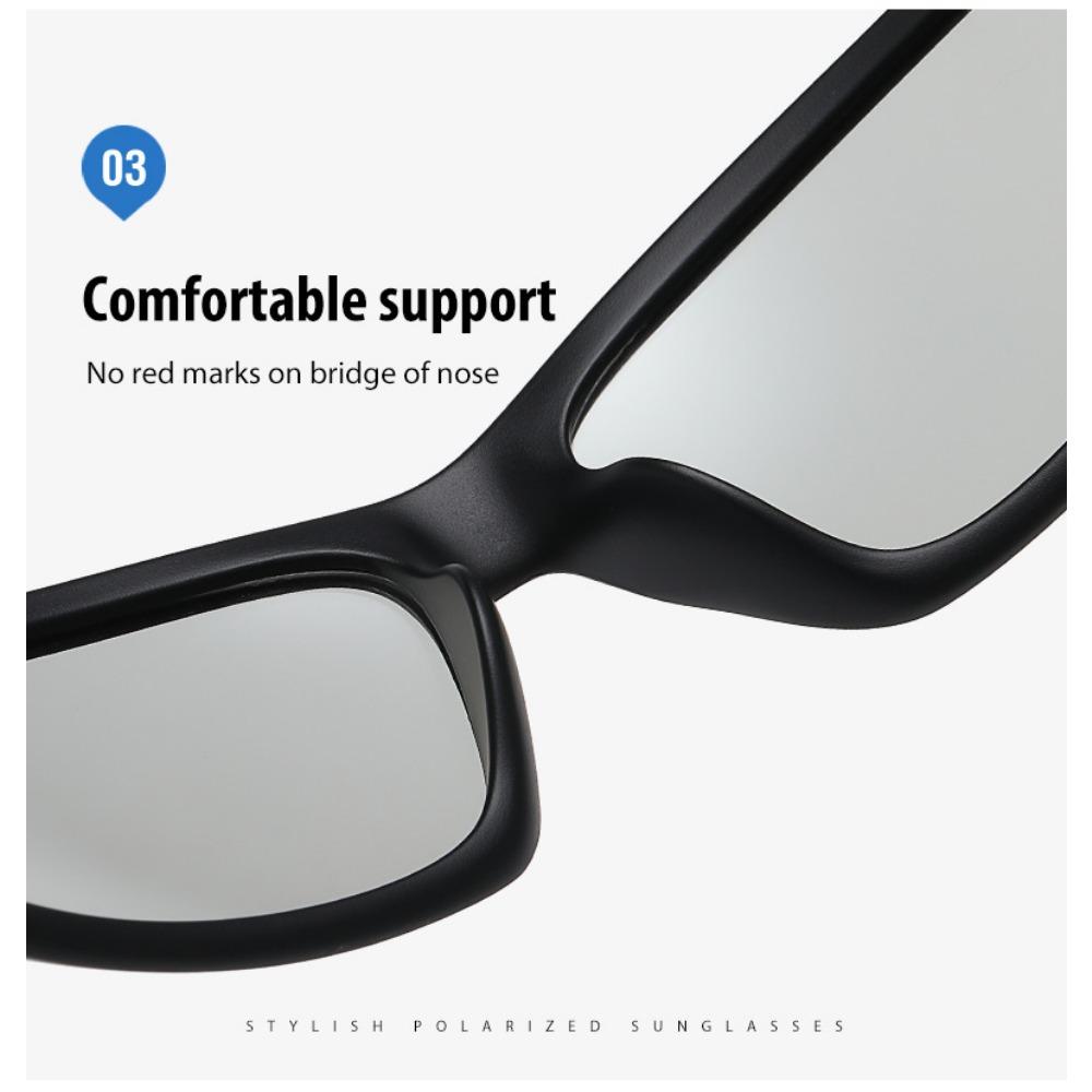 aoron Велосипедные спортивные солнцезащитные очки Поляризованные Легкие Разноцветные Фотохромные Мужские очки Очки для ночного видения