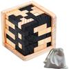 Sweet Plus Деревянная 3D Кубик-головоломка Игра-головоломка для тренировки мозга для взрослых Улучшает интеллект и мозг Мозговой Декоративный подарок - - Сложная,
