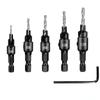 Drilling Pilot Holes Carpentry Drill Set Universal Countersink Drill Bit Set New Woodworking Tool