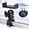 SOARSHOT 1 Inch Ball Handlebar Clamp Mount Single Socket Arm for Motorcycle Bike Phone Holder Camera GPS 22-32mm Round Bar 6