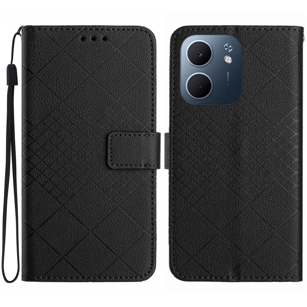 For Oppo A5x 5G/4G Case Wallet Imprint PU Leather Flip Folio Phone Cover