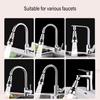 1 шт. Удлинитель для смесителя, вращающийся на 360 градусов, кухонный кран, антиразбрызгиватель, усилитель для душа и водосберегающий кран, три режима