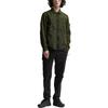 STONE ISLAND Solid Color Zip Collar Long Sleeve Jacket Men Jacket Olive-Green 791511112-V0058