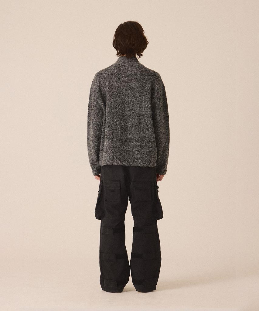 CUTZ Boucle Button Half-Neck Knit - 2 Colors