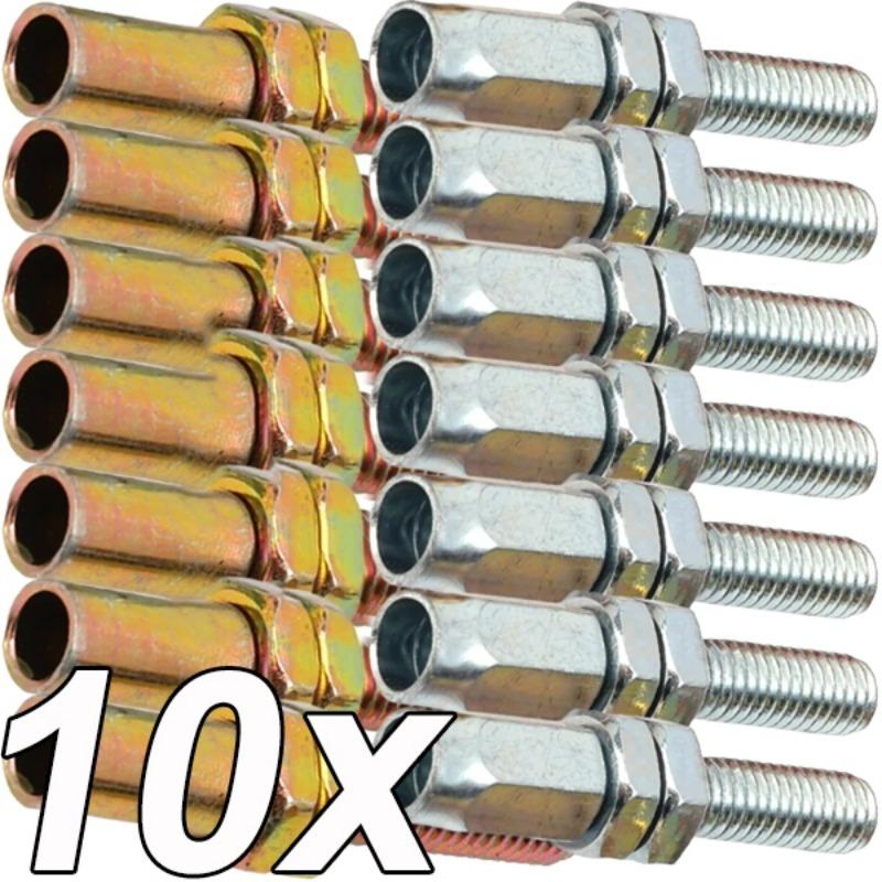 M6 Motorcycle Clutch Screw for Motorcycle Clutch Cable Wire Adjuster Universal Adjustment Aluminum Throttle Cable Adjuster Screw