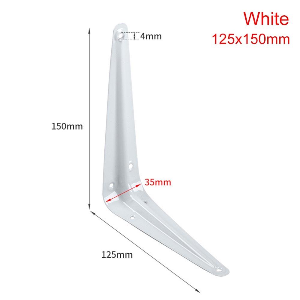 1 шт. Новый 4-14 дюймовый треугольный кронштейн-поддержка настенный подвесной L-образный монтажный кронштейн черный белый фиксированная полка угловая скоба