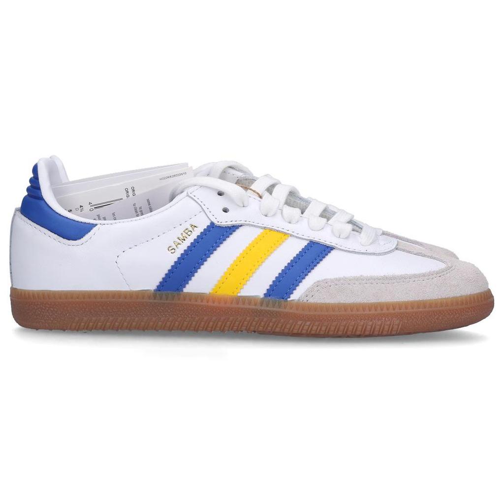 adidas Кроссовки Samba Team Leeds United FC Унисекс Белая Обувь-Бело-Синий IG0654