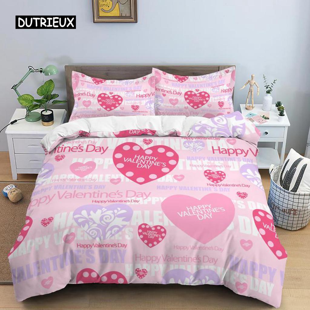 Комплект постельного белья Love Heart, простой клетчатый пододеяльник 200x200, наволочка, односпальная, двуспальная, двуспальная, королевская, скандинавская пара, покрывало, постельное белье