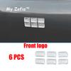 For Geely EX5 Galaxy E5 2024 2025 2026 Car Logo sticker Steering wheel Logo transparent button protection sticker Accessories