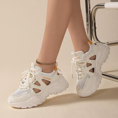 Летняя легкая и удобная универсальная повседневная модная обувь полая дышащая спортивная женская обувь женская обувь для бега на открытом воздухе