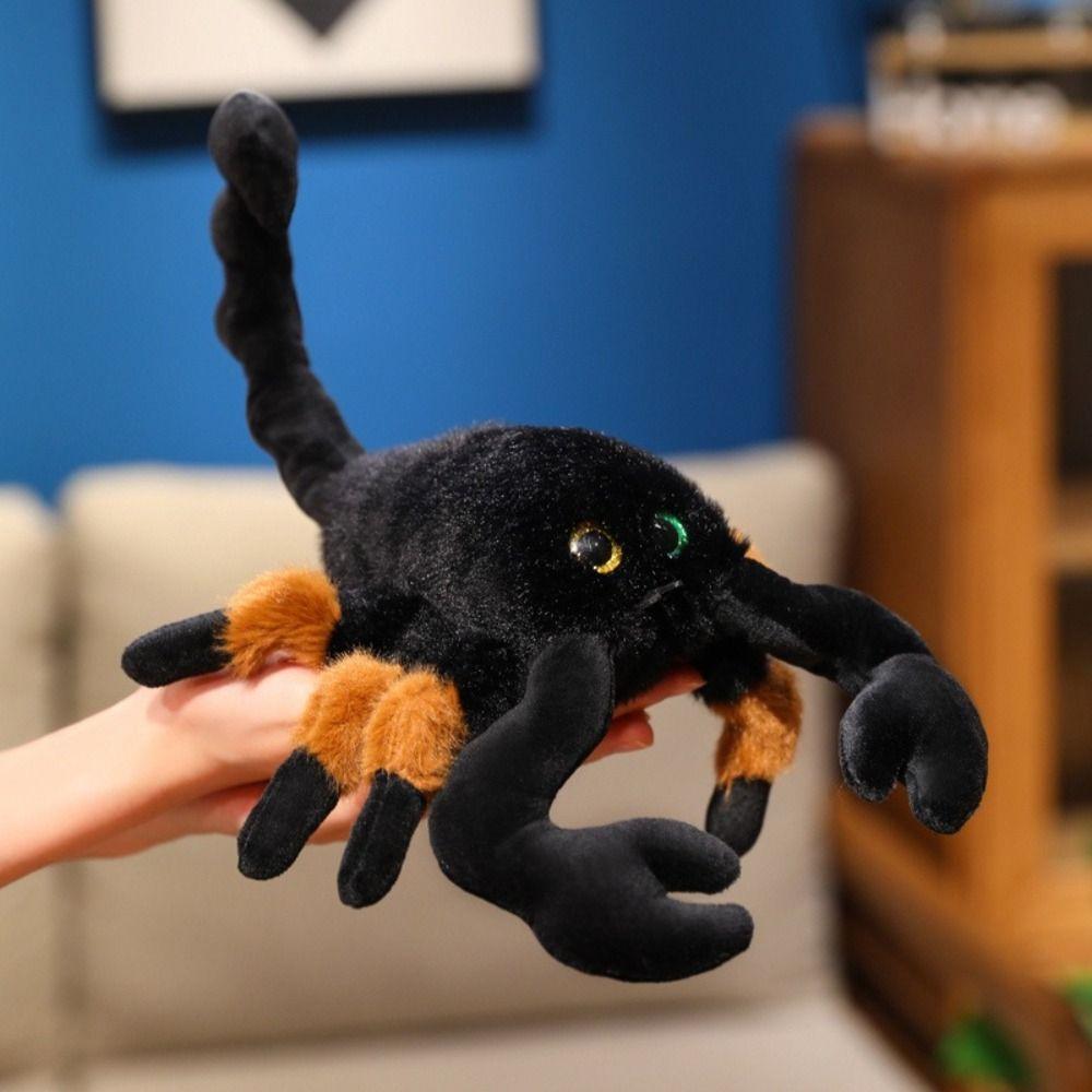 Soft Plush Scorpion Plush Toy Prone Position Insect Animal Toy Halloween Gift