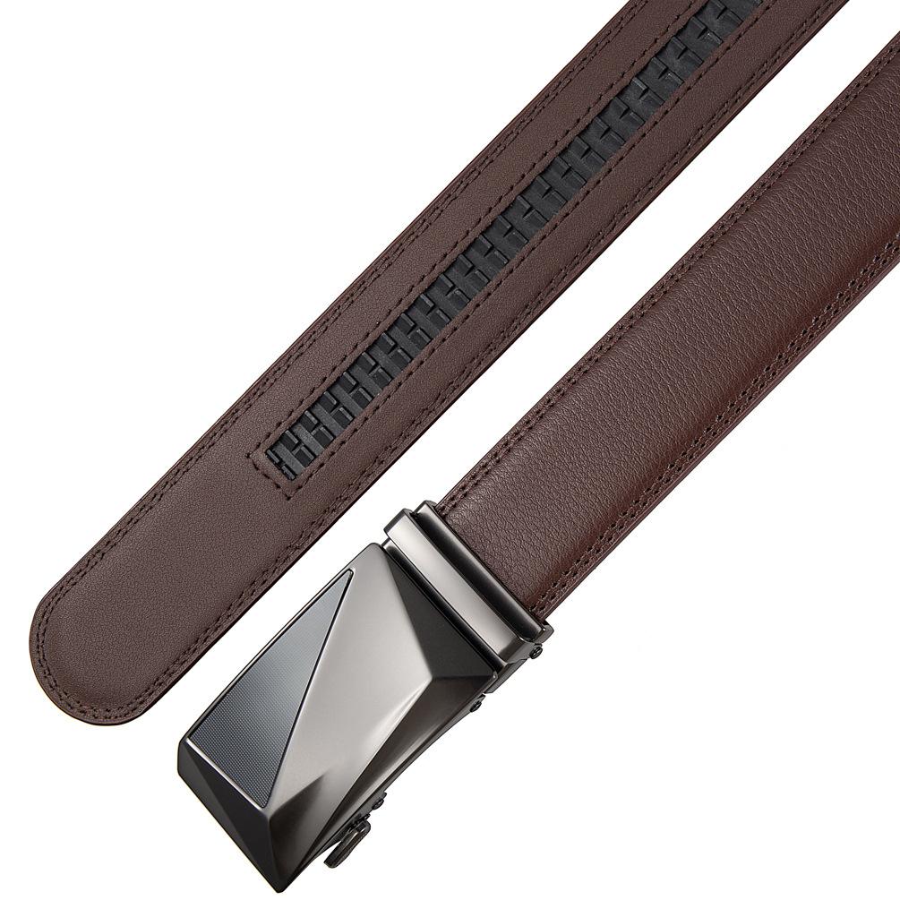 Ремень мужской, ремень с автоматической пряжкой, мужской ремень повседневный ремень Ly36-24983-1