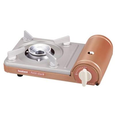 Iwatani Iwatani Iwatani Кассетная плита Cassette Hue Petit Slim 3 Металлический коралл Сделано в Японии CB-JRC-PS3