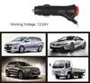 Car Cigarette Lighter Socket Plug Connector 1.5 Meter Cable 12V 24V Car Charger Power With On Off Switch Universal for Car Light