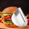 1PC Stainless Steel Hamburger Meat Press Round Square Burger Meat Press Kitchen Tool Meat Press Plate