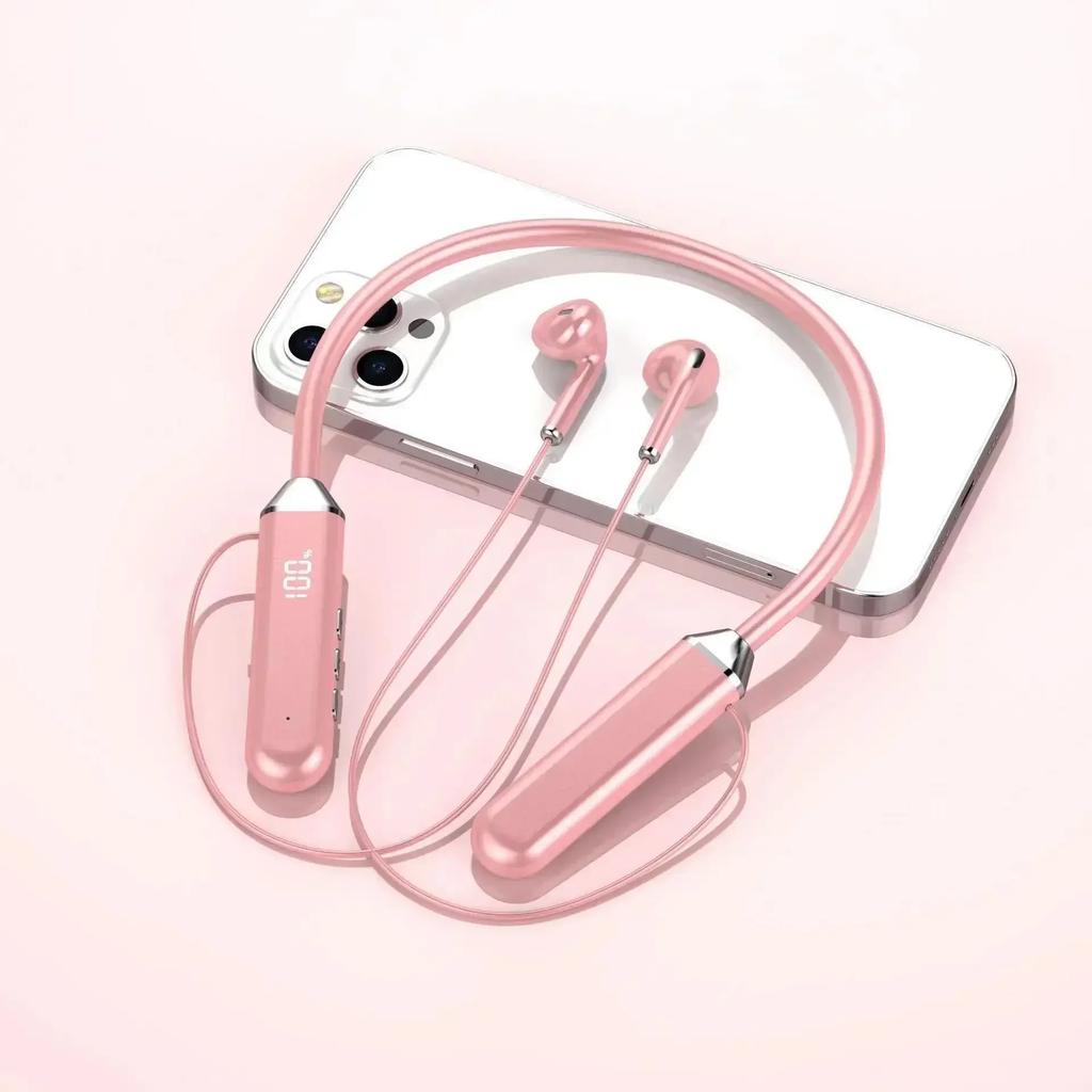 Xiaomi Chic Wireless Bluetooth Headsphone LED Display IPX5 Waterproof HIFI Sound Quality Noise Reduction Sport Neckband earphone