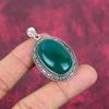 Green Onyx Pendant Handmade Gemstone Jewelry, 925 Solid Sterling Silver Pendant Unique Design Jewelry