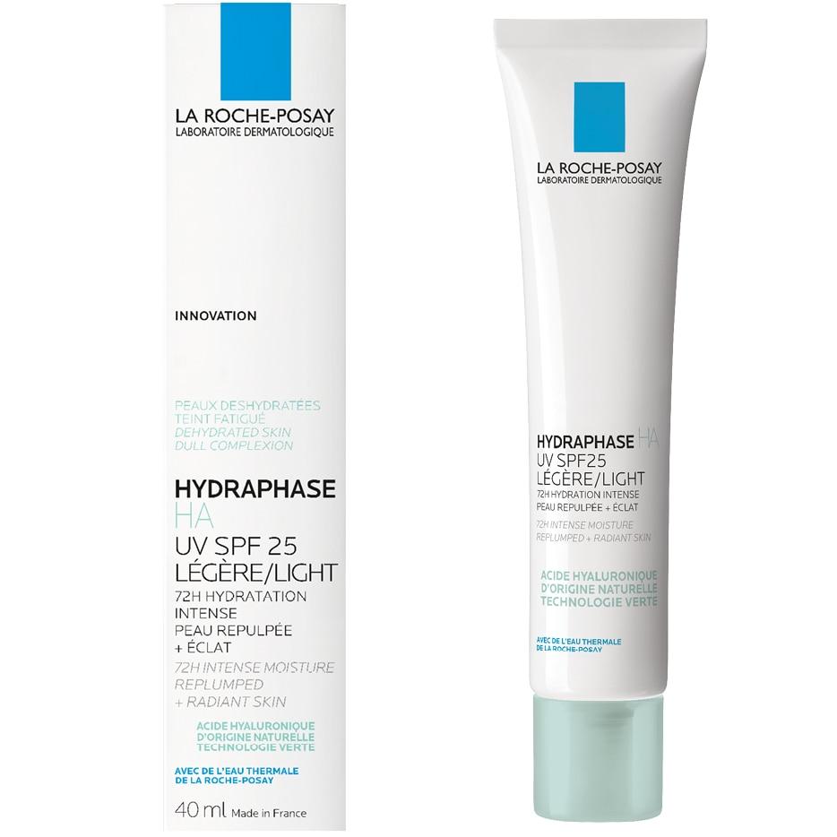 La Roche-Posay Hydraphase HA UV Light Moisturizing Day Cream SPF 25, 72-Hour Hydration for Normal to Combination Skin, 40 ml