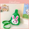 Rabbit Pattern Kids Crossbody Bag With Fun Animal Print For Preschool Children