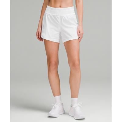 Track That High Rise Lined Short 5 Белый