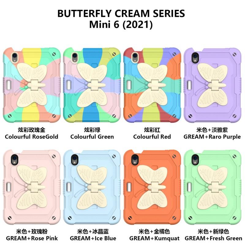 IPad Mini 6 Case With Pencil Slot Full Coverage Protective Cover Shockproof Anti-Scratch Slim Design 2021 Model