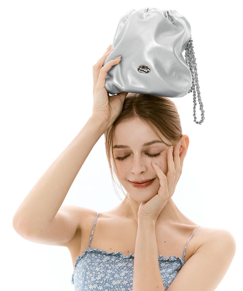 Мини-сумка через плечо Marhen.J Flora Chain Bucket
