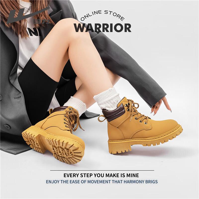 Warrior Женские ботинки martin в британском стиле
