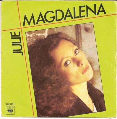 7-дюймовая пластинка JULIE Magdalena CBS7364 CBS 1979 Франция Поп Б/у