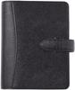 Franklin Planner Cordovan Embossed Binder, Compact Size, 25mm, Black, 66016
