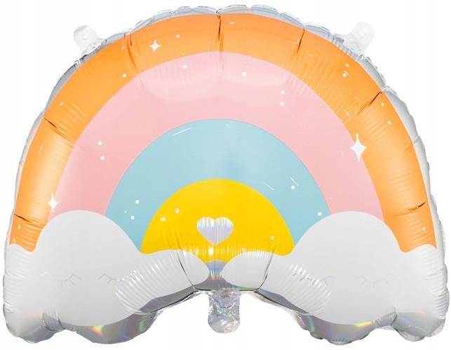 Balon Foliowy Tęcza, 55X40Cm, Mix