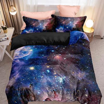 Комплект постельного белья Cosmic Galaxy, комплект из трех предметов «Сияющие звезды», «Звездное небо», комплект из трех предметов «Галактика»
