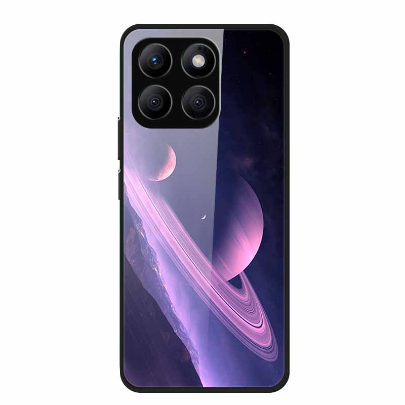 Жесткий стеклянный чехол для Honor X8C X8B X8 4G 5G Honor 400 Смартфон Чехол Мягкий ТПУ Бампер Закаленное Стекло Чехол Coque Funda Capa