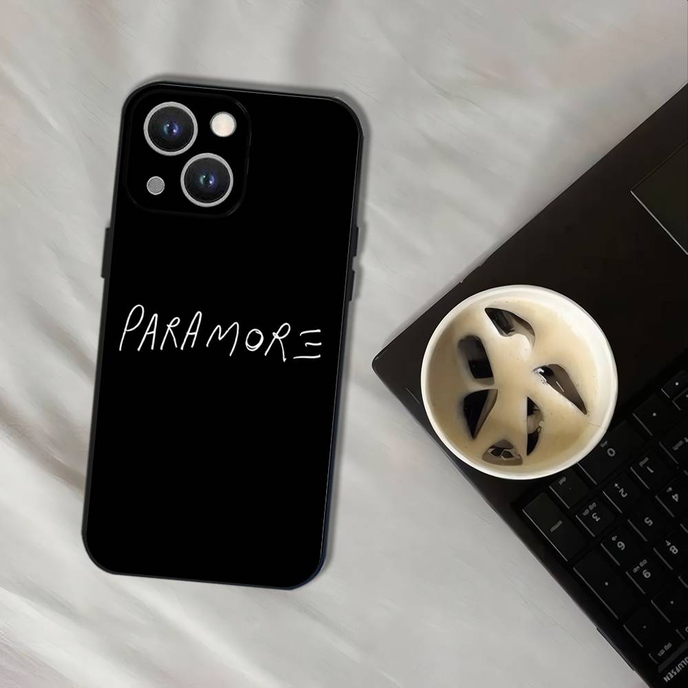 Черный мягкий чехол для телефона с изображением группы P-ParamoreS Для iPhone 17,16,15,14,13,12,11,Pro,XS,Max,XR,Plus,E,SE4,Mini