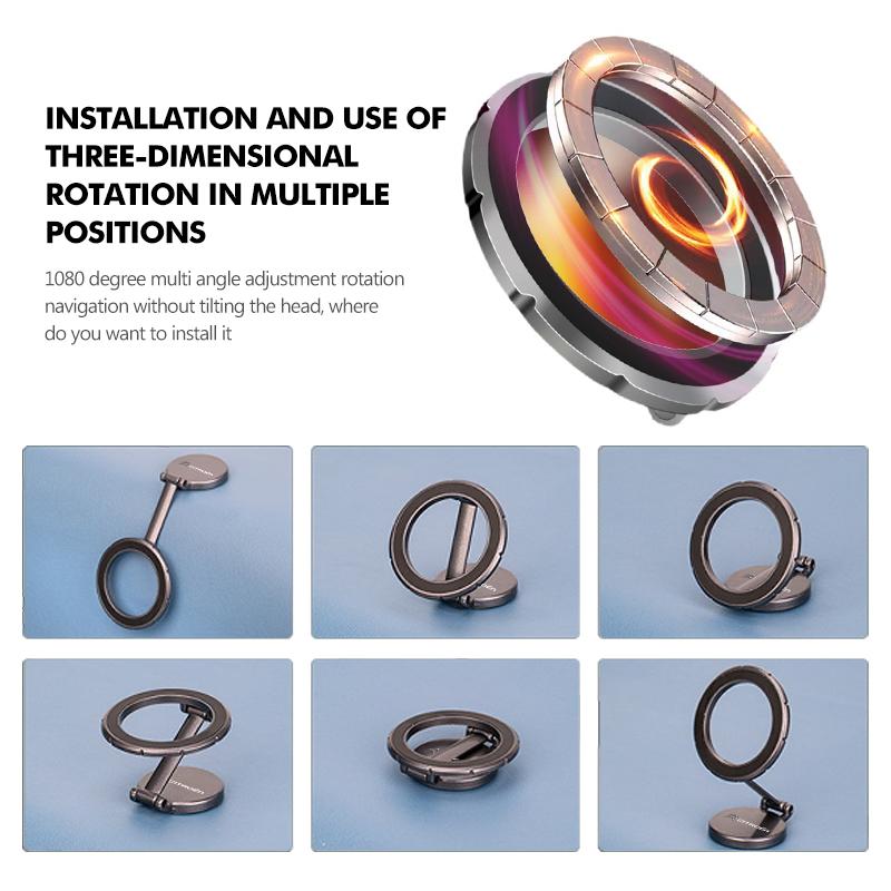 360 Rotation Magnetic Car Phone Holder Stand Adjustable GPS Mount For Citroen C4 C3 C5 C1 C2 C6 C4L DS3 DS4 Berlingo Picasso ajx256