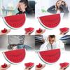 Adorable 14.5cm Children's Pu Stress Relief Toy Realistic Fruit Watermelon Slice