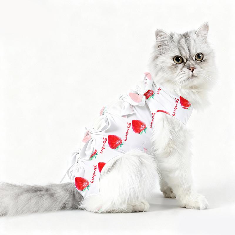 Хирургический костюм для стерилизации кошек (для самок), Костюм для отлучения от матери, Анти-кусачая одежда для домашних кошек