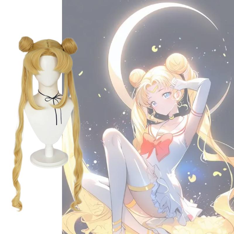 Sailor Moon Princess Costume Wig With Mechanism Craft For Role Play And Themed Events