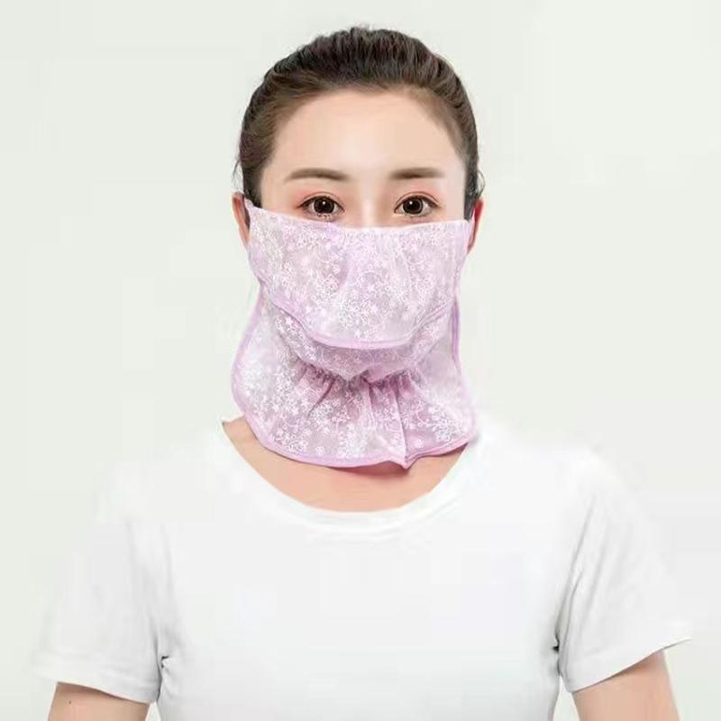 Анти-УФ кружевная солнцезащитная маска распродажа подвесной ухо ушной шнурок маска для лица шарф пыленепроницаемые дышащие шарфы маска для спорта на открытом воздухе