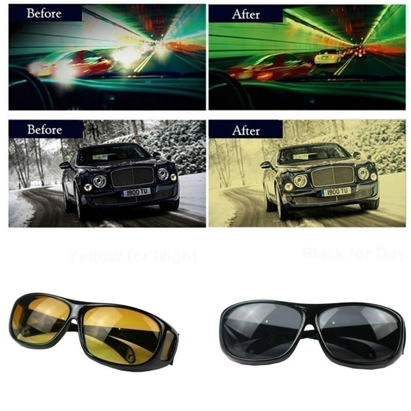 High-definition Yellow Polarized Sunglasses Night Vision Goggles, Suitable for Car Driving and Outdoor Riding