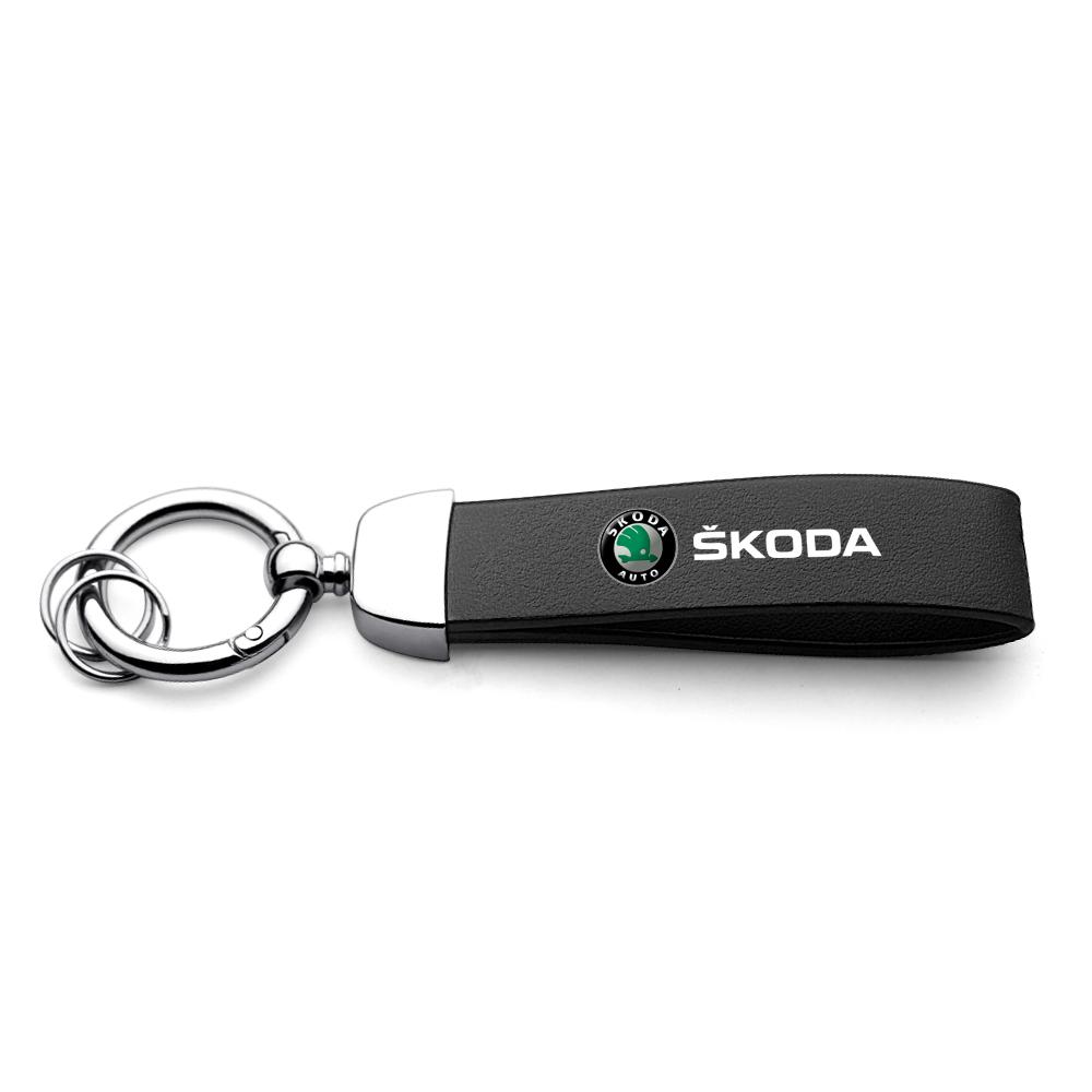 PBMN1 Car Styling Keychains Key Chain Rings Pendant Hubcap Accessories For Skoda Rapid Fabia Kodiaq Octavia Yeti Superb Karop Roomster