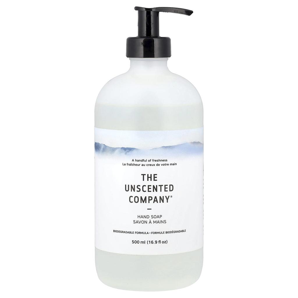 The Unscented Company, Антисептик для рук, Без отдушки, 500 мл (16,9 жидких унций)