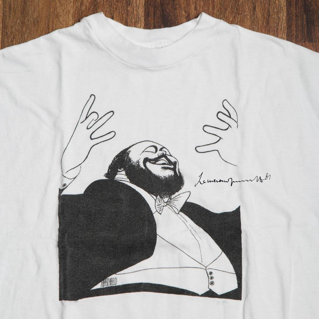 Rare Luciano Pavarotti Singer Gift For Fan S to 5XL Unisex T-shirt TMB2457