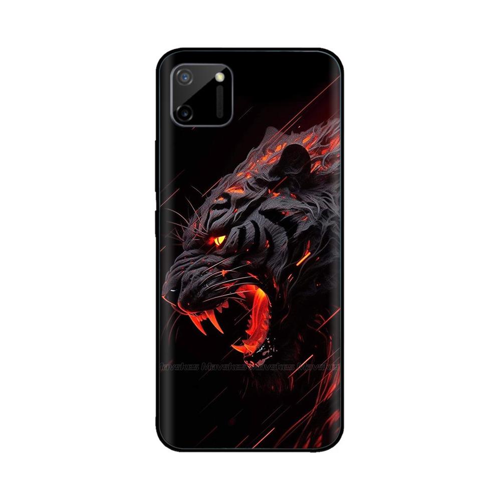 Чехол-бампер для Oppo Realme C11 RMX2185 Для Realme C11 2021 RMX3231 Мягкий силиконовый задний чехол из ТПУ для RealmeC11 Funda Casing Coque