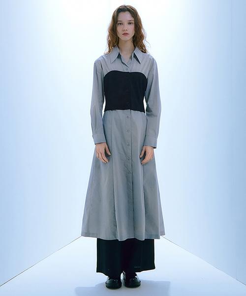 Line Studio One Contrast Top Shirt Dress Jwopoi0100
