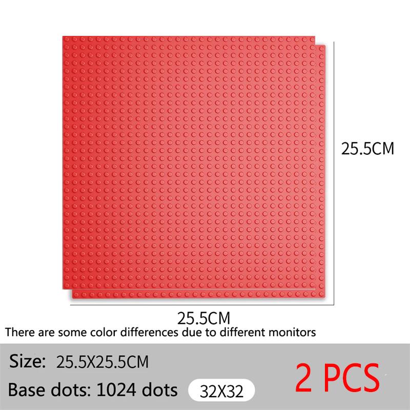 2 шт. классические опорные плиты 32x32 16x32 точек опорная пластина MOC блоки пластиковые строительные кирпичи в сборе совместимые бренды City Friends